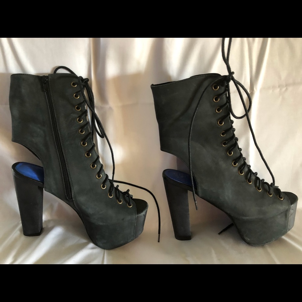 COPY - Jeffrey Campbell lace up boots